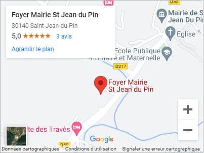 Maps Foyer Saint Jean du Pin